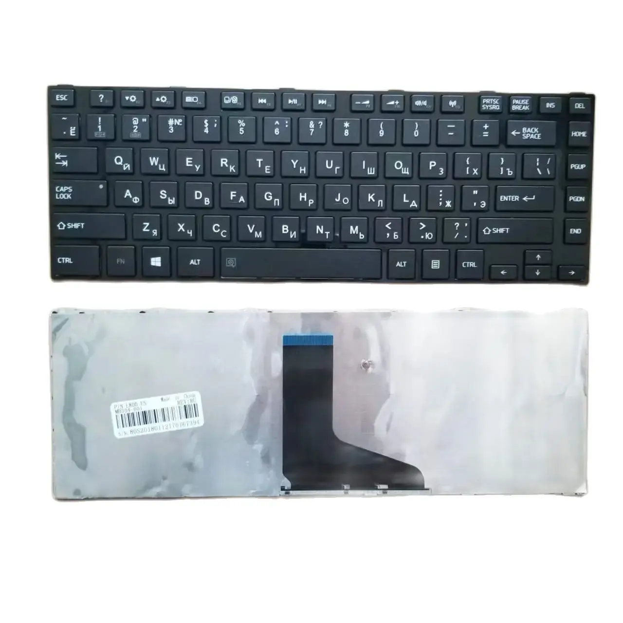 

New Russian Thai Keyboard For Toshiba Satellite C800 C800d C805 C840 C840d C845 C845d L840 L845 L845d L800 L805 L830 Black RU TI