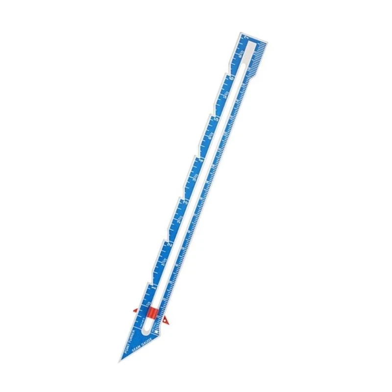 Sewing Gauge Ruler Metal Marking Gauge Calliper Measurement Sewing Tool K92C