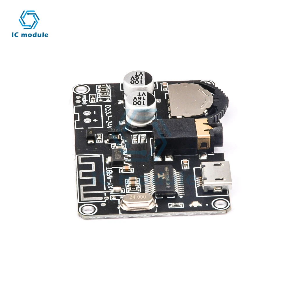 DC3.7-24V BT 5.0 Stereo Audio Decoder Board Mp3 Lossless Decoder Board Wireless Stereo Music Module XY-WRBT