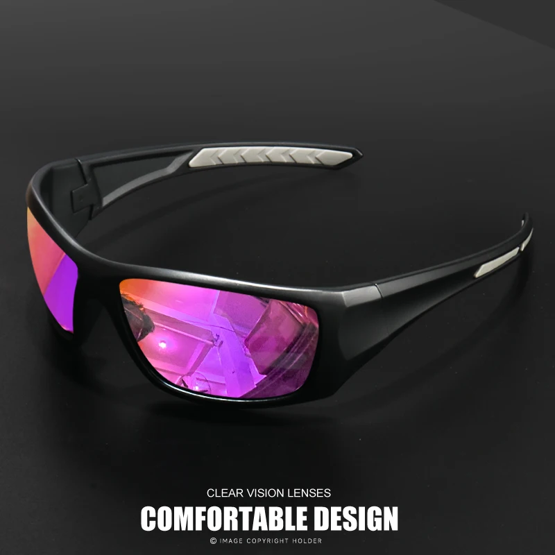 1pc/3pc unisex gepolariseerde sportzonnebril - onverwoestbaar frame, UV400-bescherming, ideaal voor fietsen, vissen en hardlopen