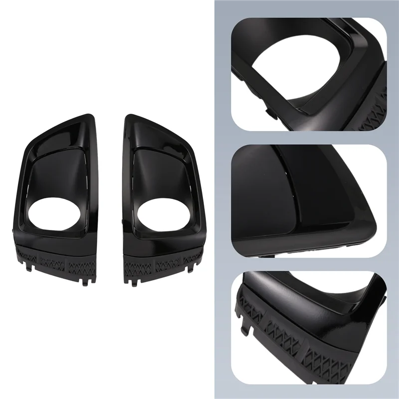 

AEA7-Car Fog Lamp Cover Grill Bezel Frame Trim Lamp Cover LED Headlight Fog Light For Subaru Forester XT 2014-2016