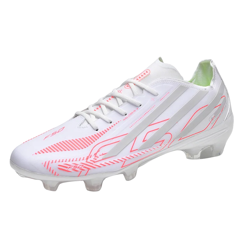 Adult Football Shoes Lightweight Wear-resistant Soccer Boots Anti-slip Outdoor Turf Training Sports for Men Youth Daily Match