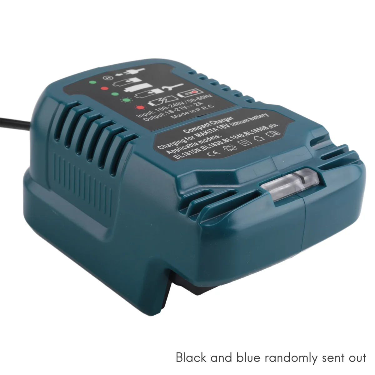 Replace for Makita 18V Mini Charger DC18RC Replace Charger for Makita Lithium Batteries BL1860 BL1450 BL1830 EU Plug