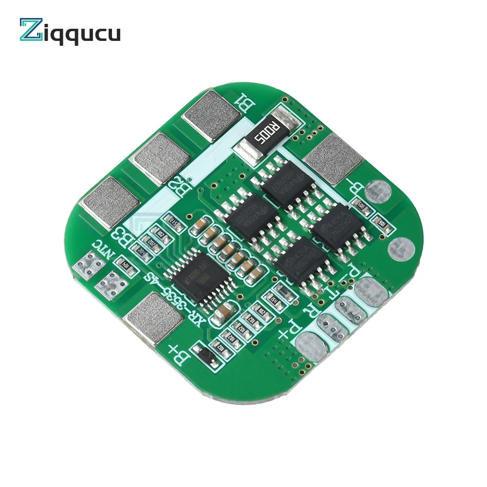 Płytka zabezpieczająca akumulator litowy BMS 4S 14.8V 8A z funkcją równoważenia portów dla akumulatorów litowych 18650.