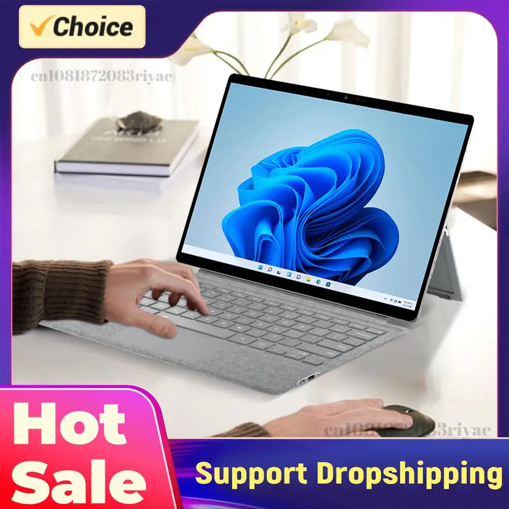 Portable Wireless Keyboard 7 Colors Backlight BT Type Cover Keyboard Magnetic Trackpad Keyboard for Surface Pro 3/4/5/6/7/7 Plus