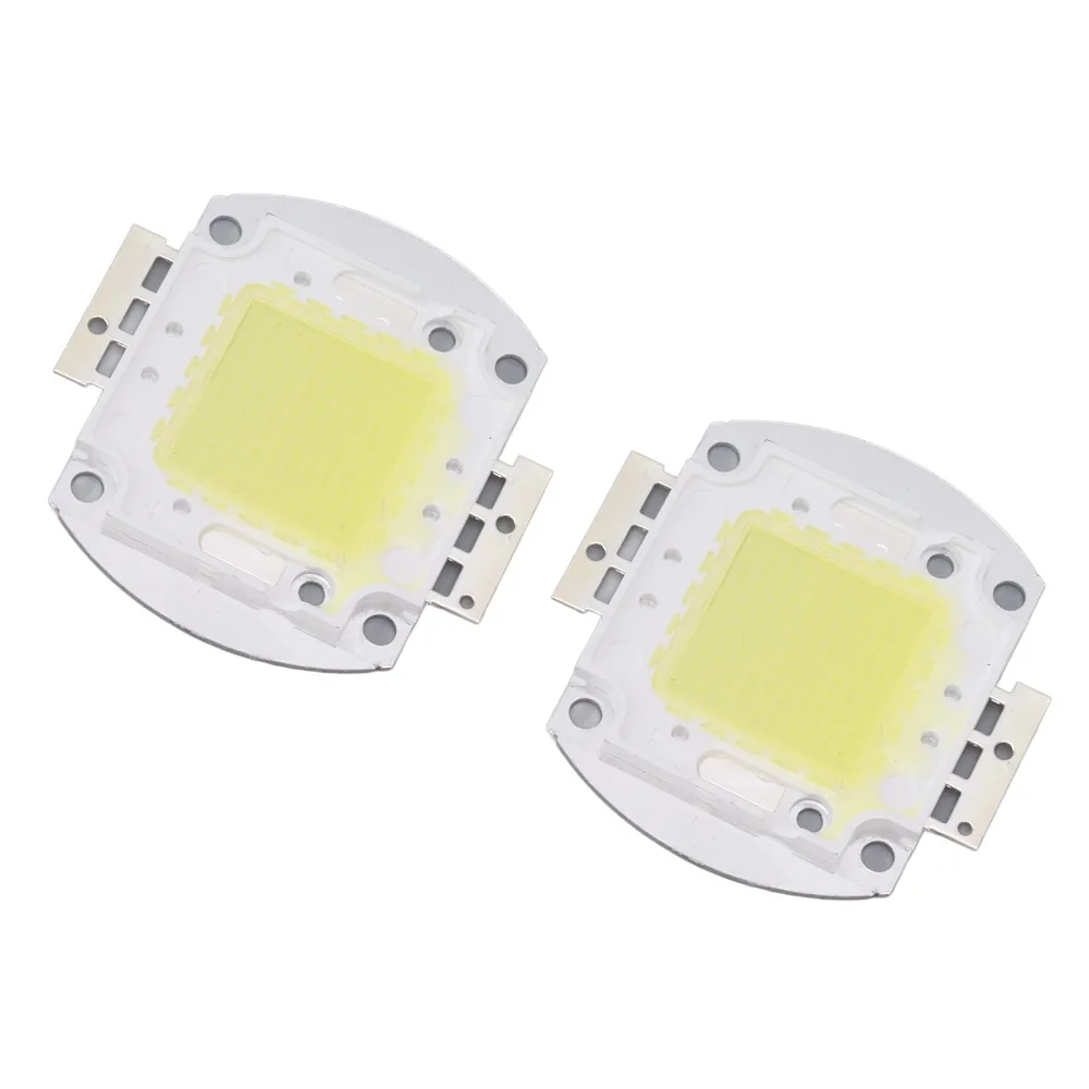 2PCS Stable 100W COB LED Light Chip 10000LM 32-34V High Power LED Chip Aluminum 6000K COB Light Emitter LED Casting Light