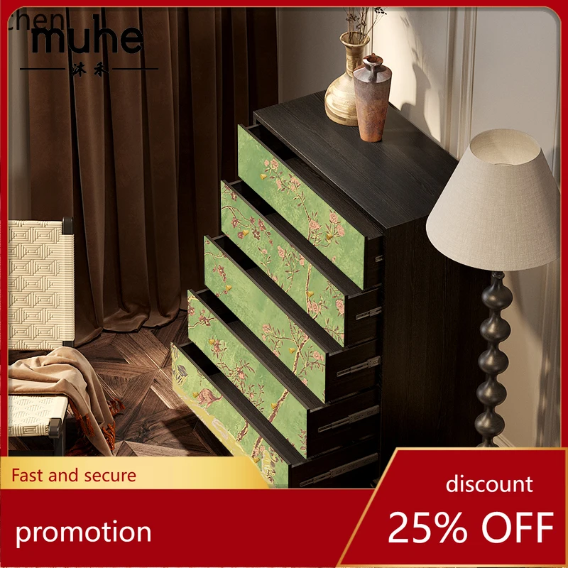 

HT decorative dining side cabinet sofa living room locker bedroom room storage chest of drawers
