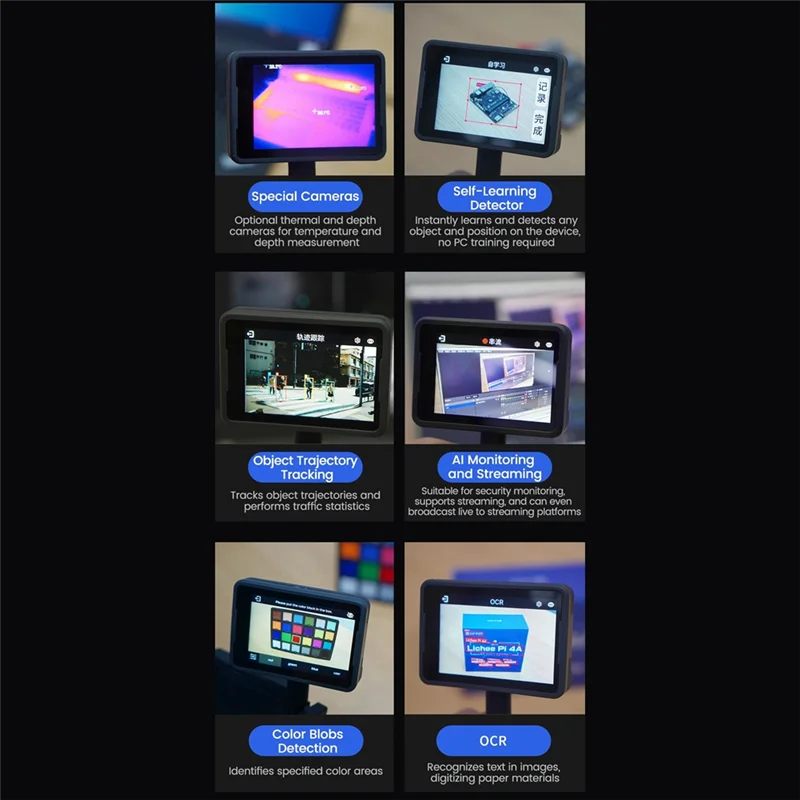 

Твердый комплект макетной платы Maixcam NPU RISCV AI Visual Audio Последовательный порт WIFI6 SG2002 с 4-мегапиксельной камерой Поддержка Python/C++