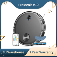 Proscenic V10 Robotic Vacuum Cleaner, Floor Mopping, 3000Pa Home Appliance 120Mins Runtime, Smart APP Control Deep Clean