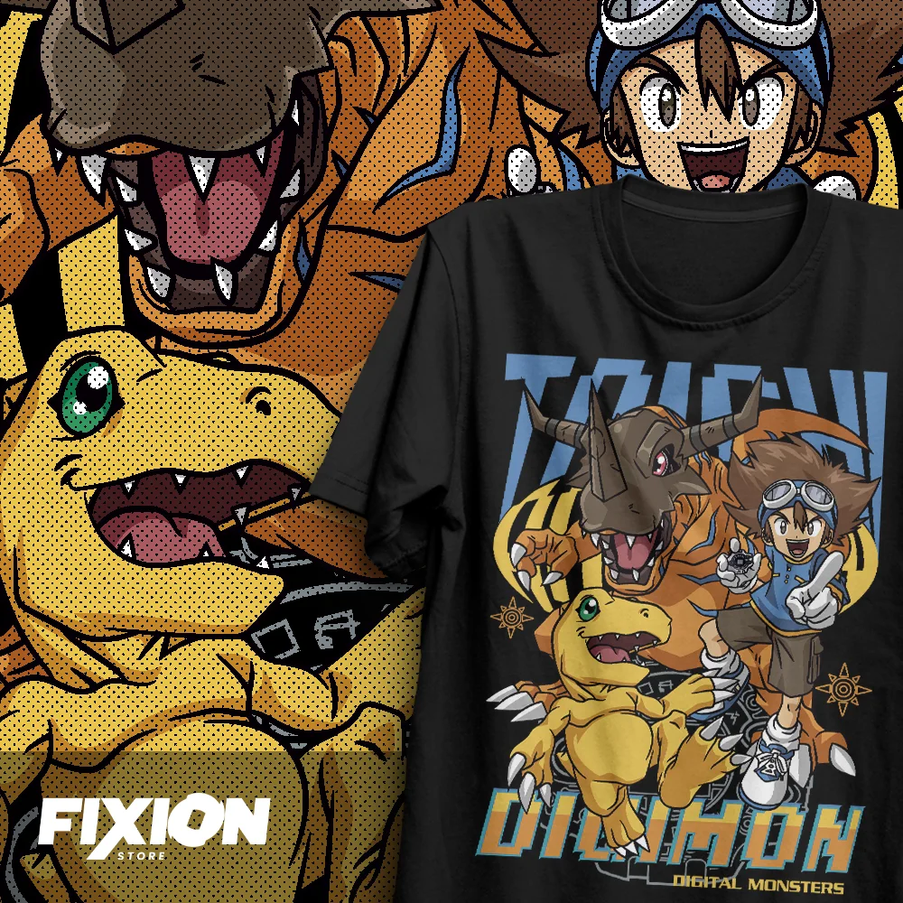 

Футболка для аниме Digimon - Tai y Agumon # GA [N] манжет