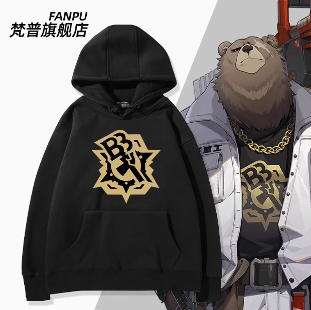 Anime Zenless Zone Zero Ben Bigger Hooded Hoodie Cosplay Autumn Winter Men Women Coat Loose Jacket Tops