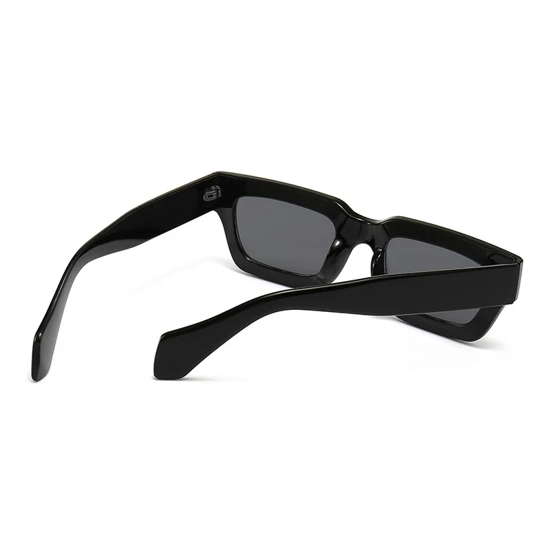 SHONEMES Square Sunglasses Stylish Men Women Thick Frame Shades Outdoor UV400 Sun Glasses Brown Black Orange for Unisex