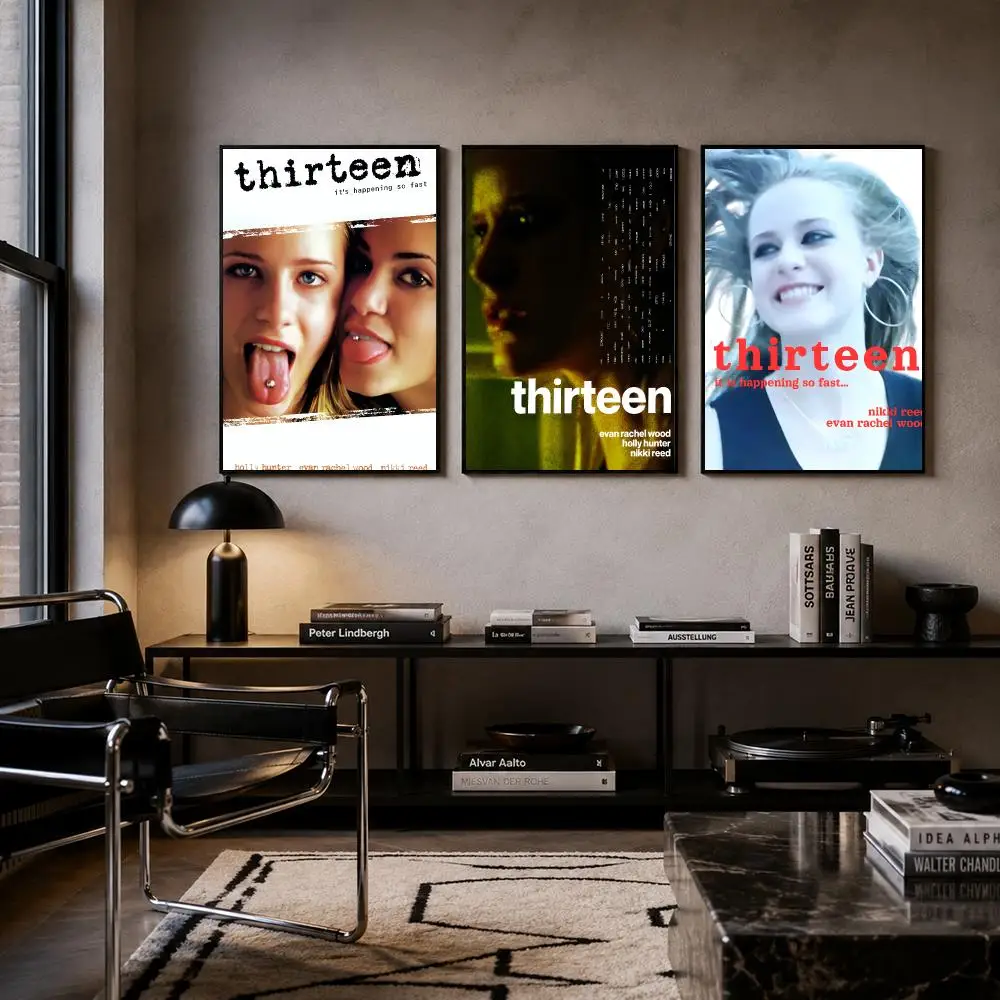 TV Series Thirteen Poster Poster Room Wall Art Decor Waterproof Stickers For Home Bar Bedroom Decoration