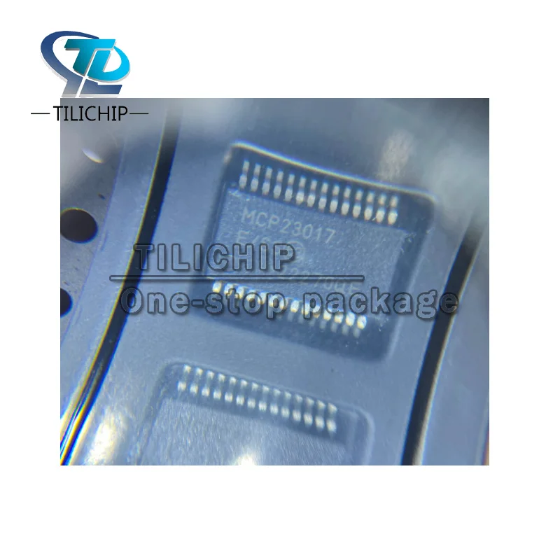 5pcs MCP23017T-E/SS MCP23017T-E SSOP-28 16-bit I2C I/O extender chip brand new original