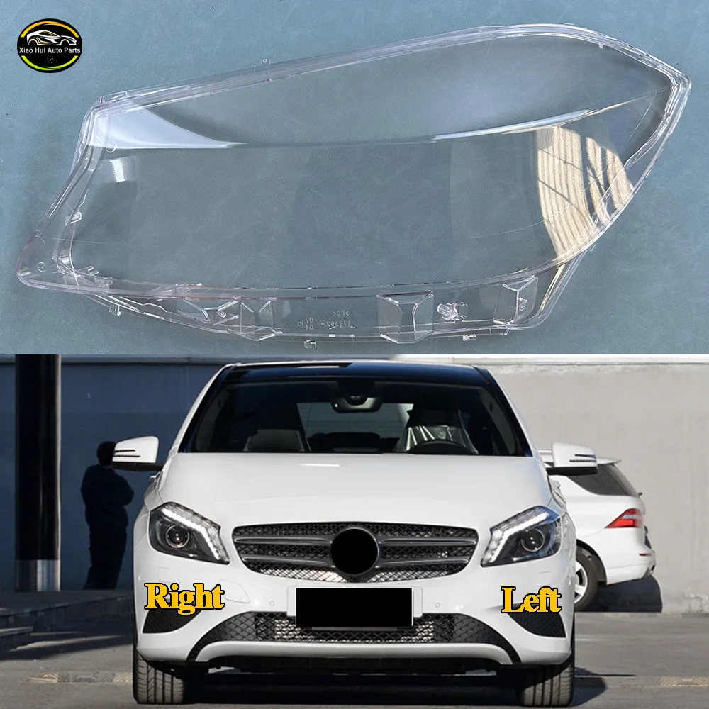 

Для Mercedes-Benz A-Class W176 A180 A200 A260 A45 AMG 2012-2016: Защитная крышка/корпус передней фары, рассеиватель фары