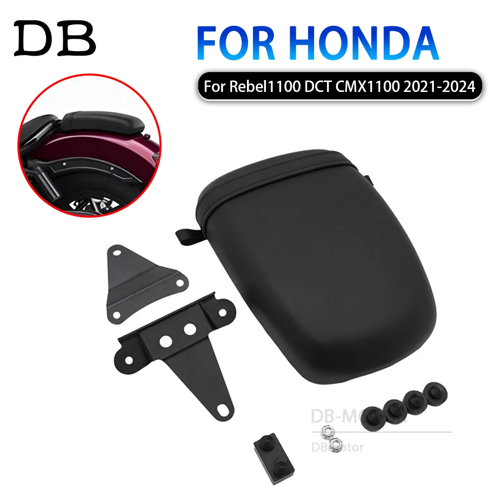 

Rear Seat Saddle Pad For Honda Rebel CMX1100 CM1100 CMX 1100 2021 - 2023 Motorcycle Pillion Passenger Cushion Soft Comfortable