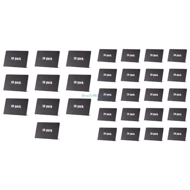 L4MA 10/20 PCS Chalkboard Tekens Schrijfbord met Pen Small Chalkboard Message Board