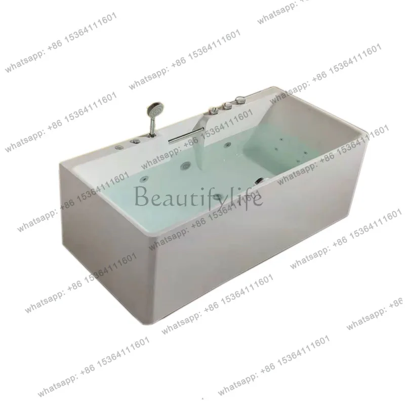 Jacuzzi seamless docking three skirt bath constant temperature SPA bubble bath intelligent constant temperature