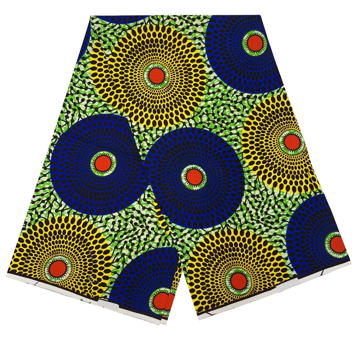 

Veritable Guaranteed Real African Ankara Wax Print Fabric 100% Cotton Nigeria Pagne Tissu Wax Loincloth for Dress TN709-1