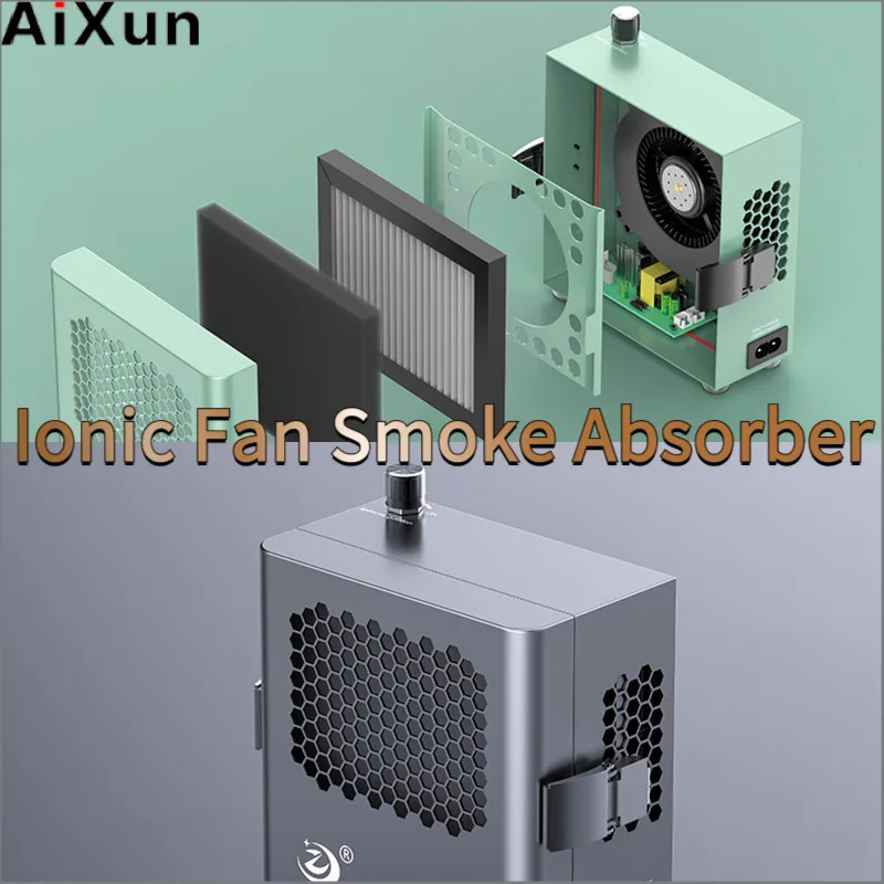 

Compact Ionic Airflow Fan with 24V DC Power Overheat Protection Anti-Static Design for Safe Operation‌ for Soldering/Woodworking