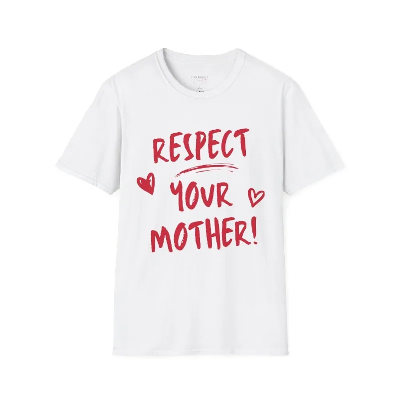 Harry Styles Inspired Graphic T-Shirt - Respect Your Mother! Summer Loose and Breathable T-shirt Top
