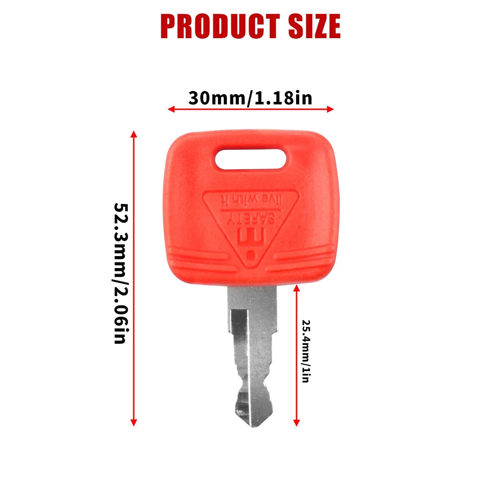 Ignition Key for John Deere Tractor RE183935 RE71557 Keys Replacement for JD Tractors 2032R 2038R 3033R 3039R 4066R 3025 3038