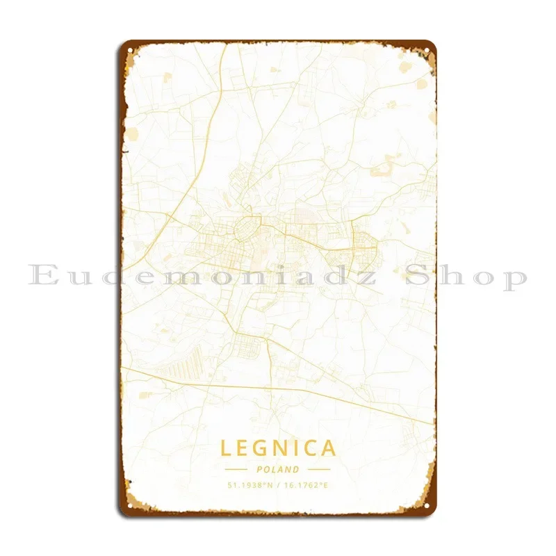 Legnica Poland Metal Plaque Poster Wall Cave Party Cave Printing Wall Mural Tin Sign Poster