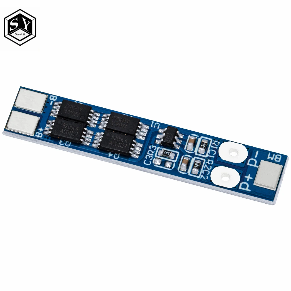 2S 7.4V 8A Li-ion 18650 Lithium Battery Charger Protection Board 8.4V Overcurrent Overcharge / Overdischarge Protection