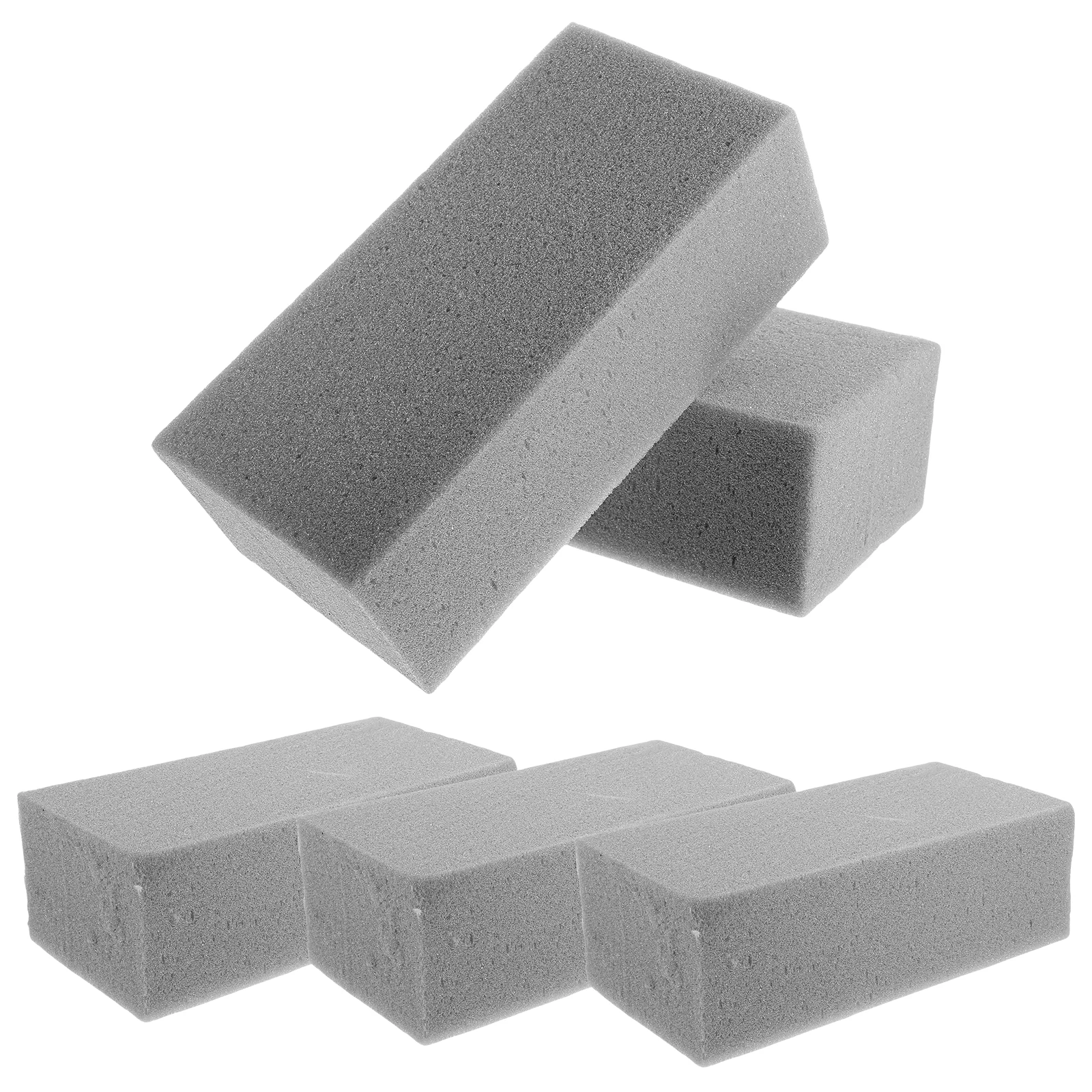 

6pcs Gray Dried Flower Mud Reusable Arrangement Foam Blocks Craft Supplies High Density Artificial Flowers Packing Liner Board