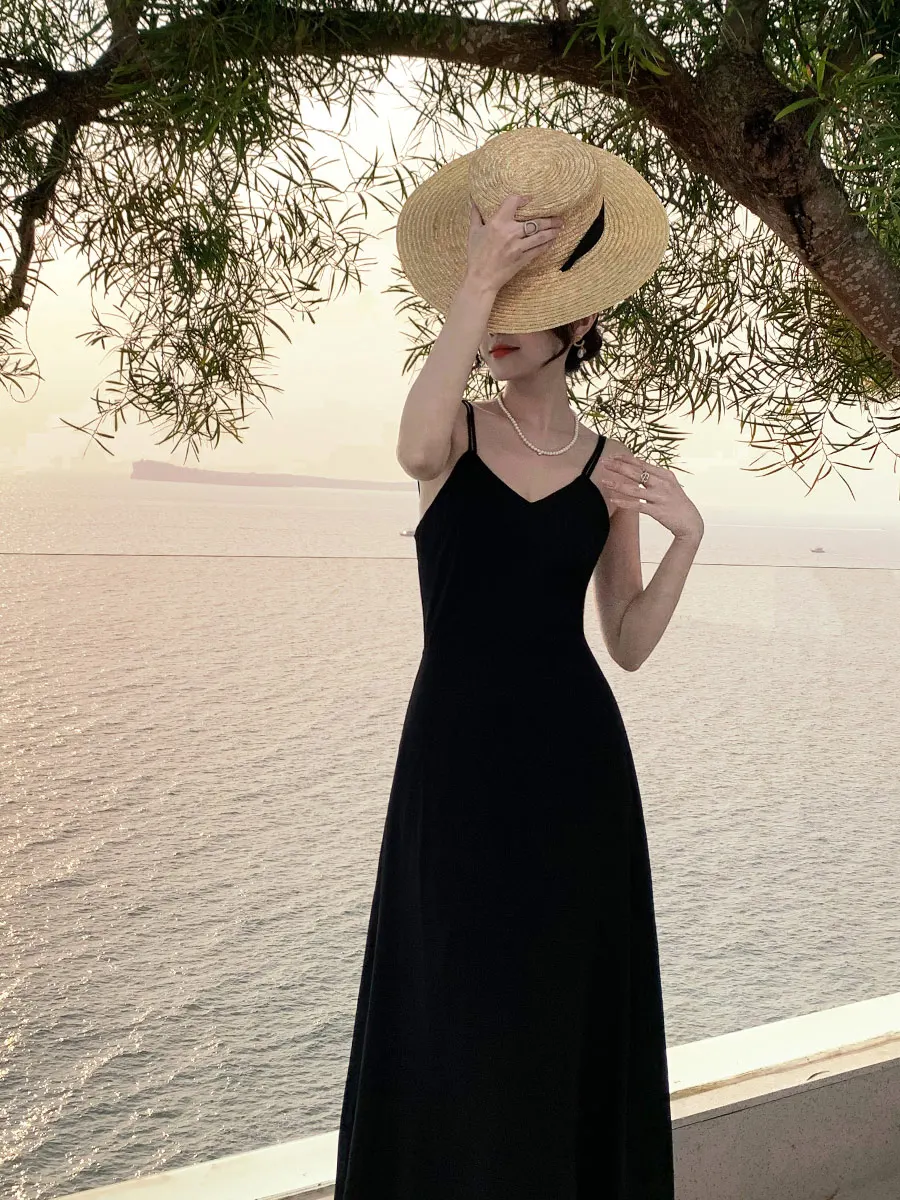 Beach Boho Floral Midi Dress Women Casual Clothing Bodycon Sexy Dress Even Party One Piece Dress Korean Fashion Sleeveless C162