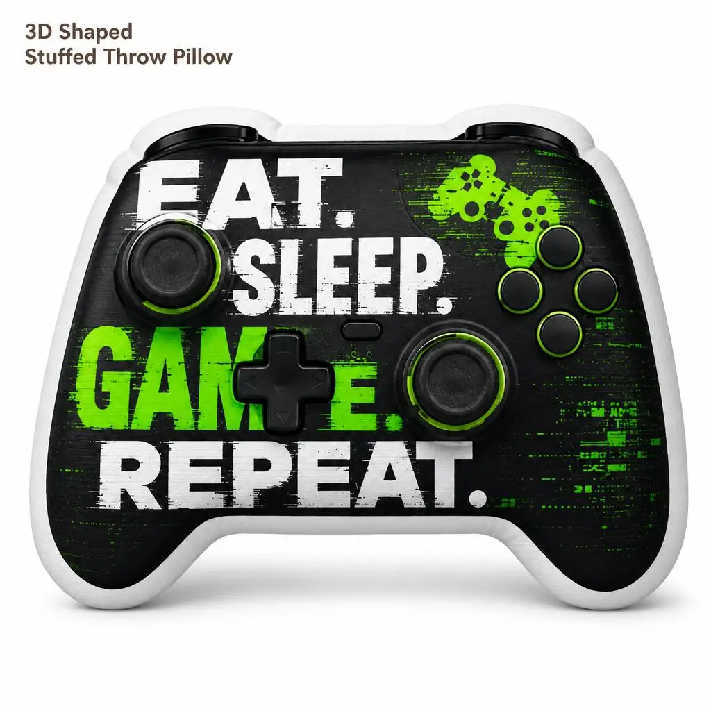 Gaming Game Console Birthday Gamer Gift Plush Pillow Cushion Irregular Stuffed Throw Pillow Home Decor Gift Sofa Bed