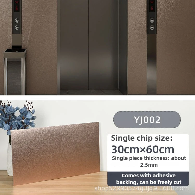 30x60cm 10PCS Stainless Steel Texture Adhesive Tiles Oil-Proof Wall Protection for Cabinets Countertops High-Contact Areas