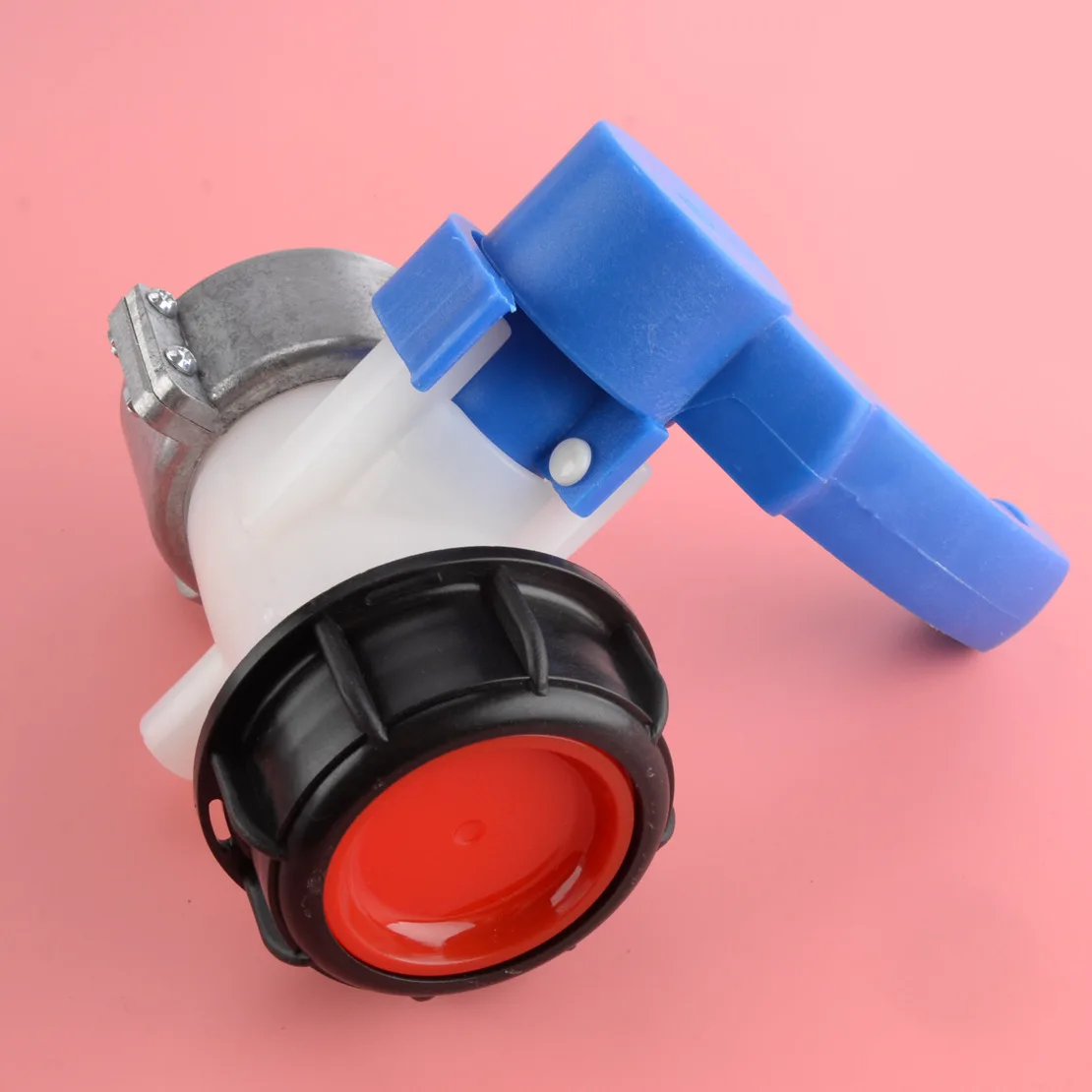 DN40 62mm Butterfly Connection Valve Switch Tap Outlet Drains Adapter Fit For IBC Tote Tank