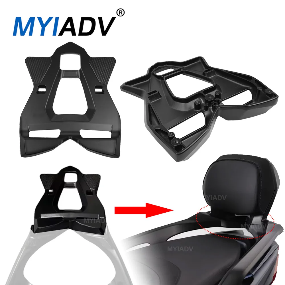 For YAMAHA XMAX300 TMAX530 TMAX560 T-MAX DX SX 2017-2024 Motorcycle Backrest Luggage Rack Cargo Fixing Bracket Backrest Pad Kit