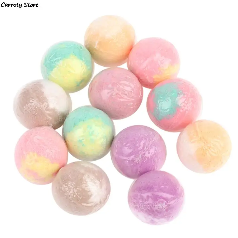 12pcs/set Natural Mini Handmade Bathing Foot Spa Rich Essential Oils Bath Ball Oils Moisturizing Dry Skin Relaxing Scent