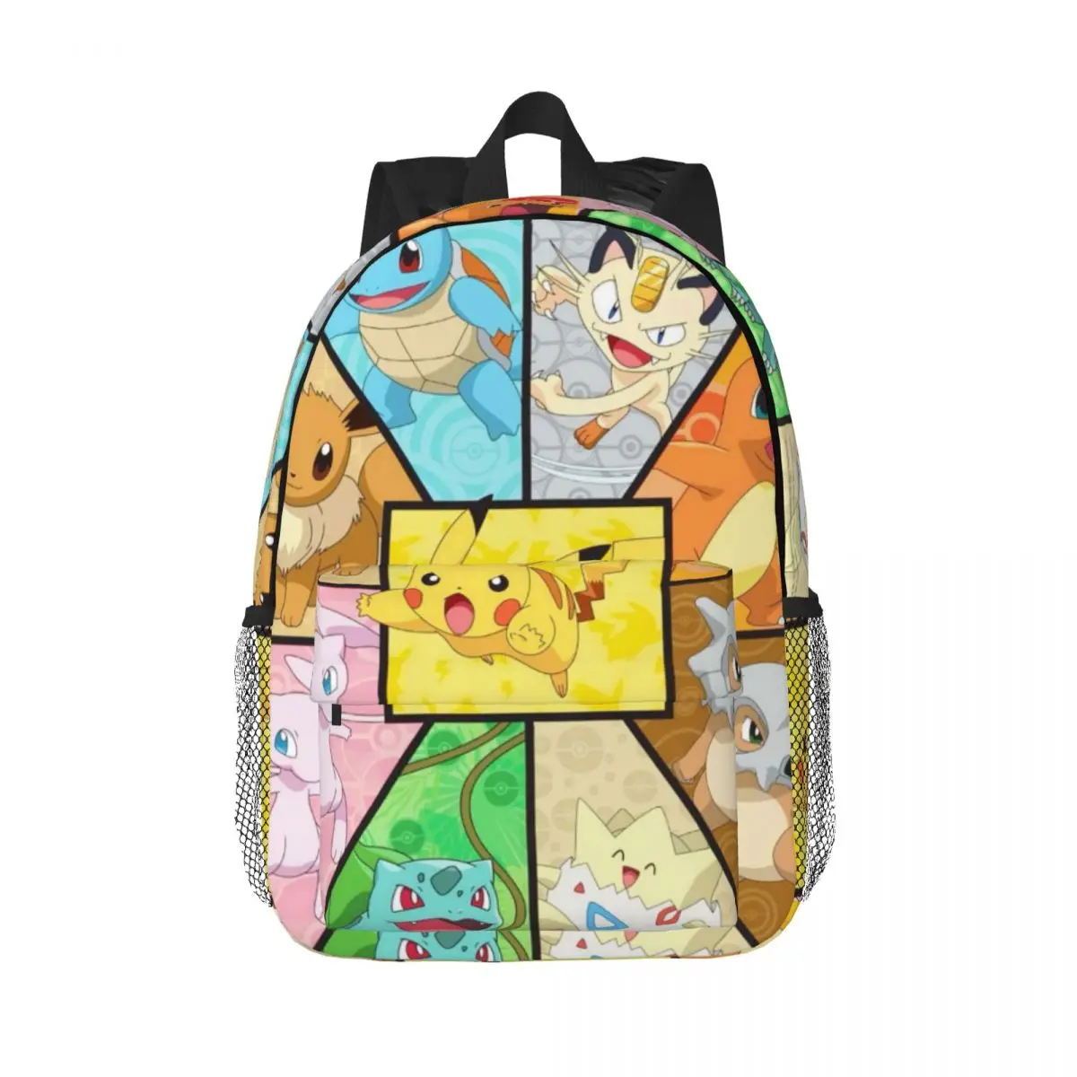 

Pokemon 15-Inch Waterproof Backpack - Lightweight Travel Bag with Multiple Pockets for Organization