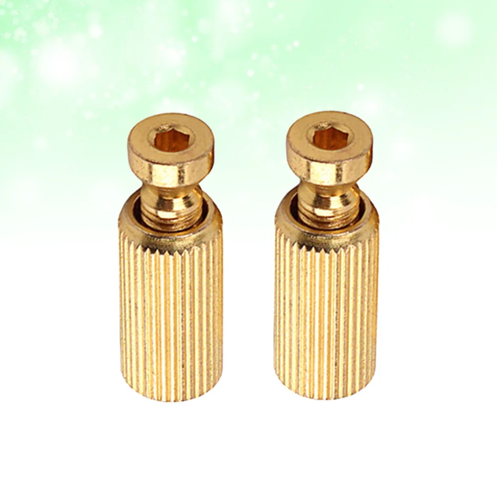 

2pcs Electric Guitar Tremolo Bridge Studs Elevating Anchors Replacement Hardware For Bass Guitar Golden Gaq305