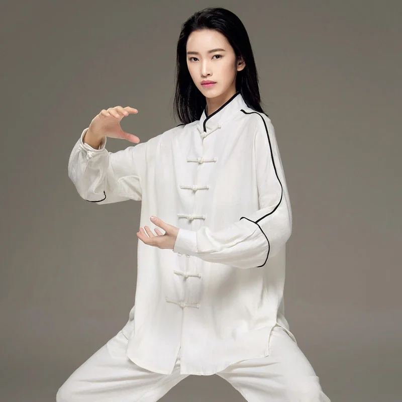 Tai Chi Clothes Wushu Clothing Martial Art Uniform Kung Fu Dress Unisex Women And Men Kun Master Competition Performance 2023