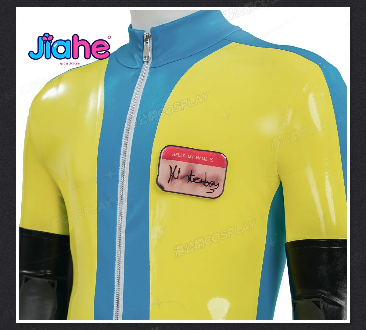 

Game Dispatch Waterboy‌ Herman‌ Cosplay Costume Halloween party men's woman new leather jumpsuit glasses props uniform