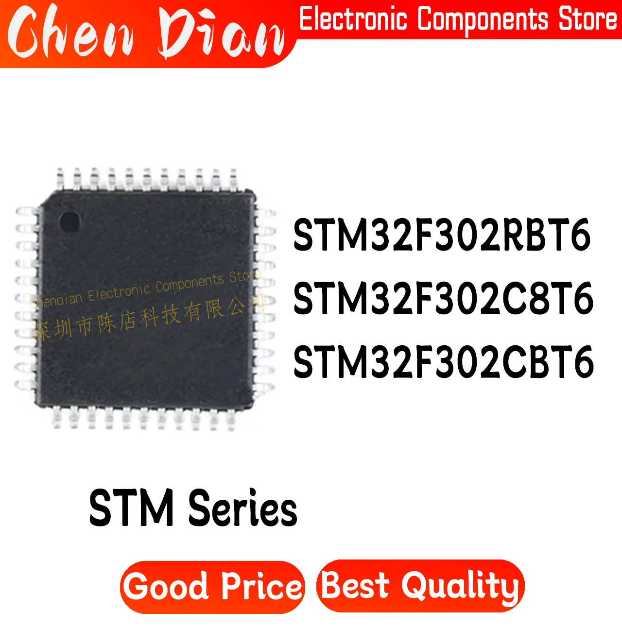 STM32F302RBT6 STM32F302C8T6 STM32F302CBT6  New Original Genuine