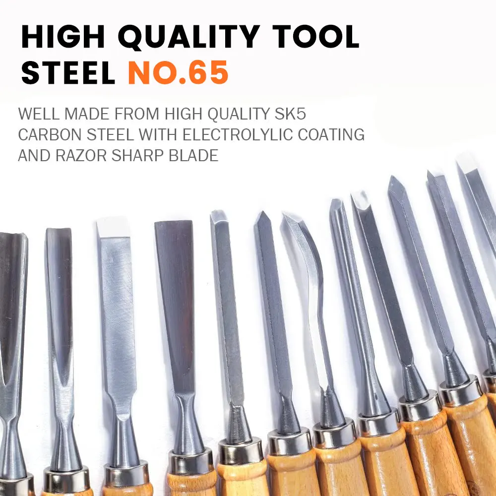 Podofo نحت سكين النجارة نحت إزميل نحت طقم السكاكين اليد منحوتة إزميل مسطح أدوات النجارة النجارة