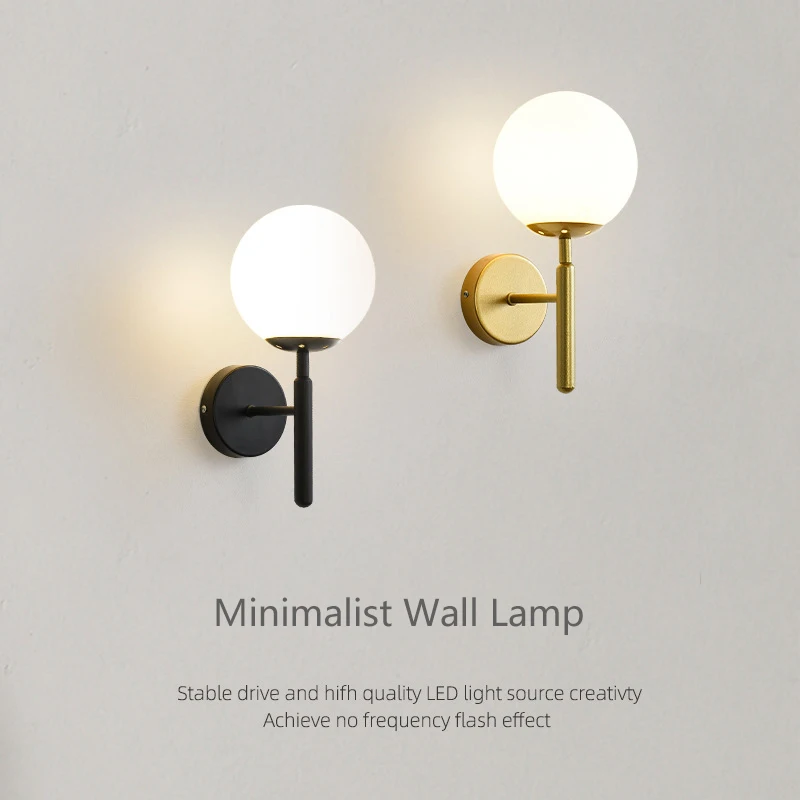 

Modern Minimalist Wall Lamps Living Room Bedroom Bedside LED Wall Light Sconce For Home Hotel Bar Aisle Decor Lamparas Fixtures