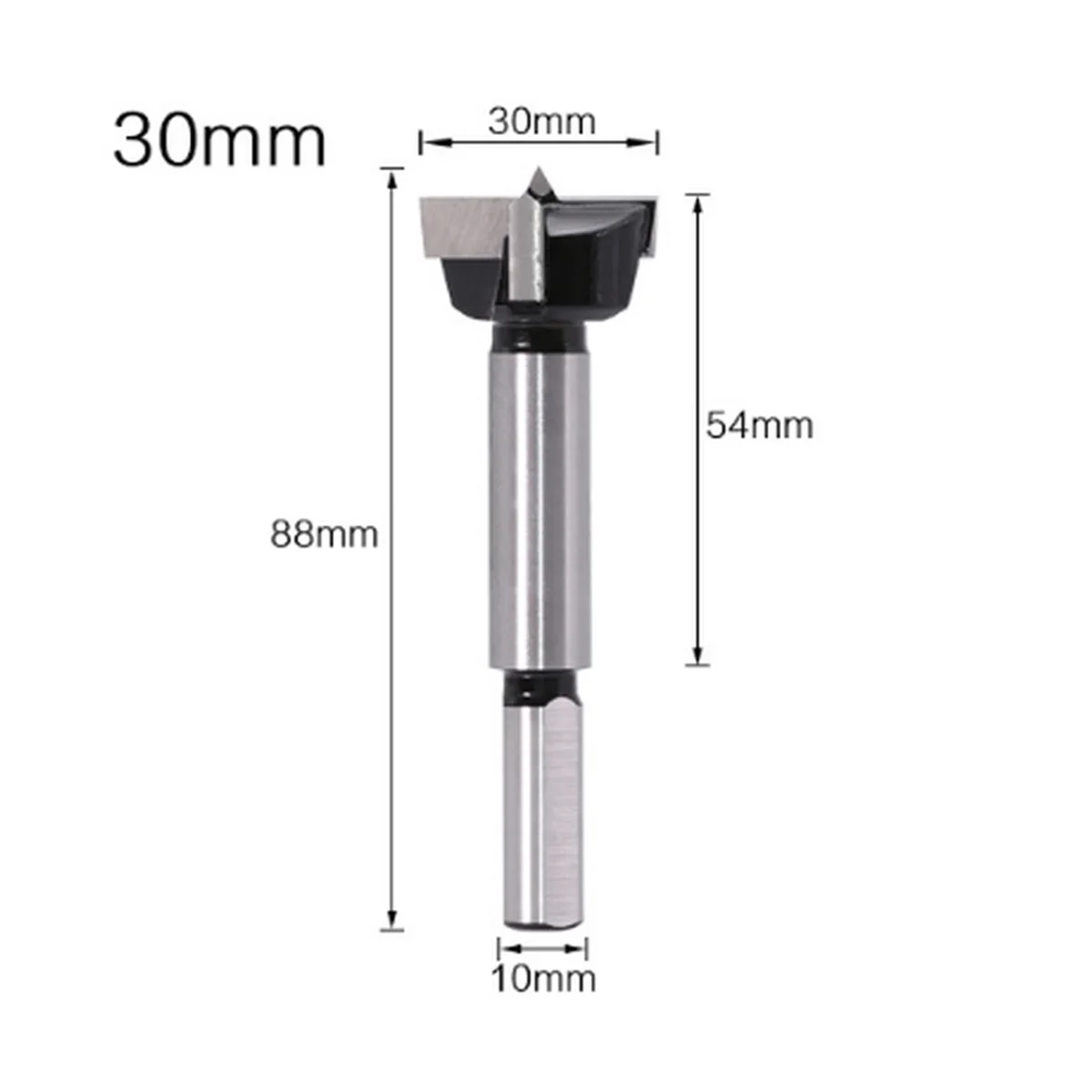 삼각형 생크가 있는 5 산업 등급 카바이드 목공 비트, 25mm, 28mm, 30mm, 32mm 및 35mm 포함