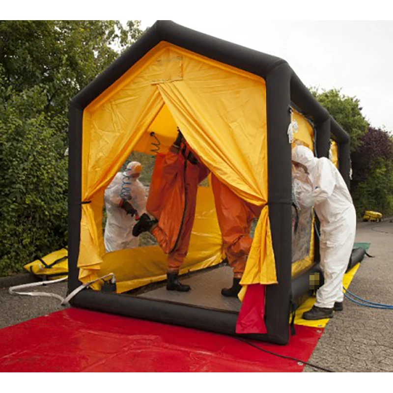 Customized Portable Waterproof Inflatable Decontamination Tent for Disinfecting