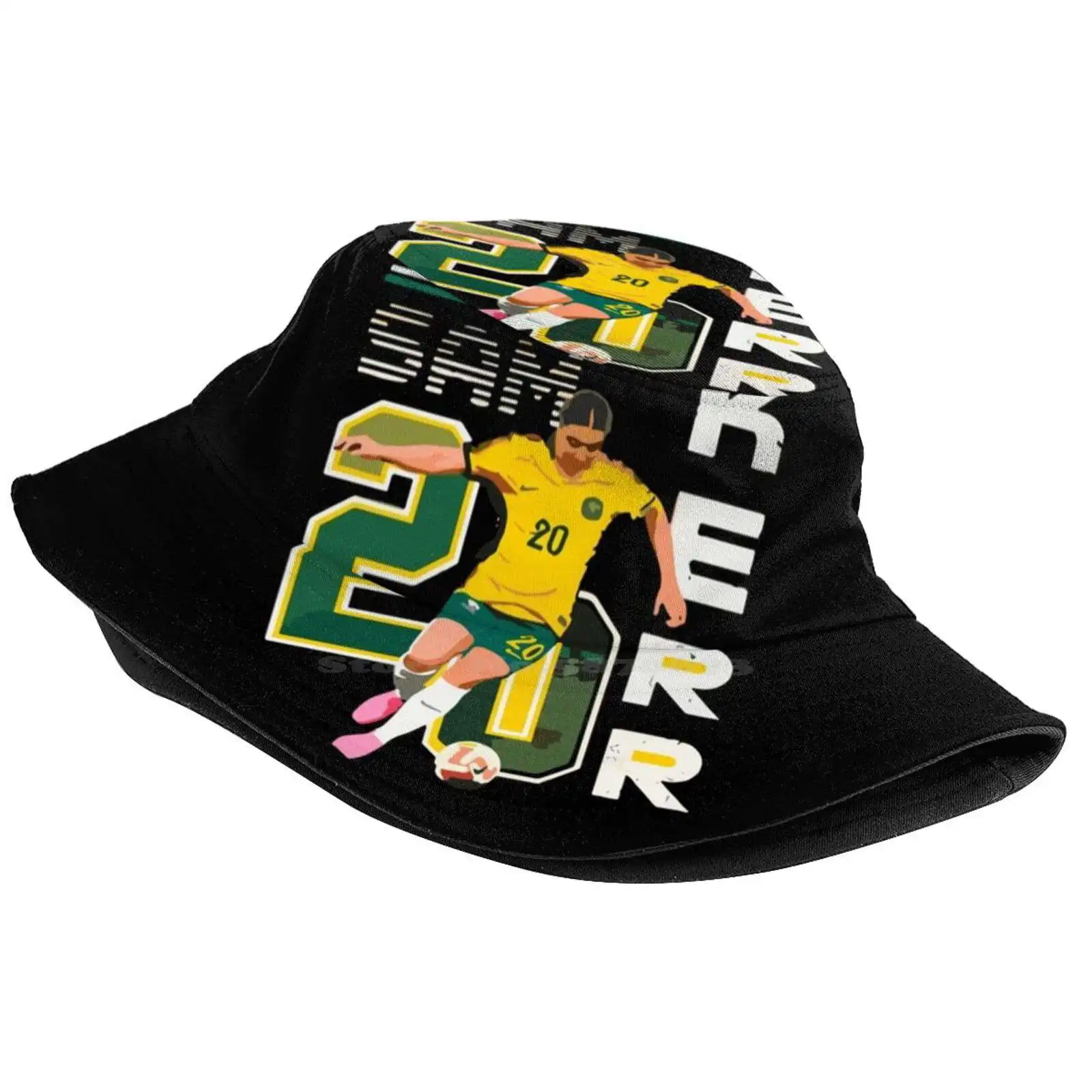 Sam Kerr Sun Cap Fisherman Hat Bucket Hats Amorartz Australia Matildas Football Womens Soccer Woso Samantha Kerr Kerrpow Sam