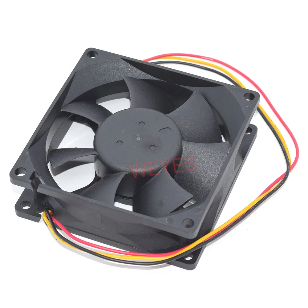 Nieuwe 8Cm Vierkante Ventilator Ytd128025b Dc 12V 0.60a 3Pins Koeling