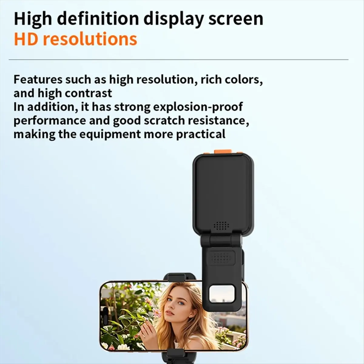 Goodprice X40G 2inch Mobile Screen Mini Selfie Vlog Monitor with Sound Version Projection Remote Photography Bluetooth