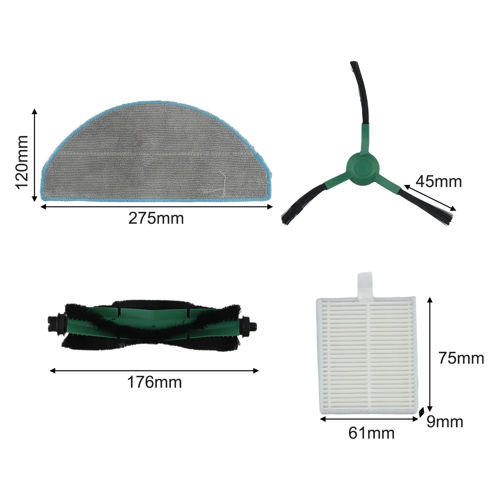 for roomba Mop Cloth Robot Vacuum Filter for kit Home Cleaning Microfiber Material Reusable Mop Cloth Easy Installation