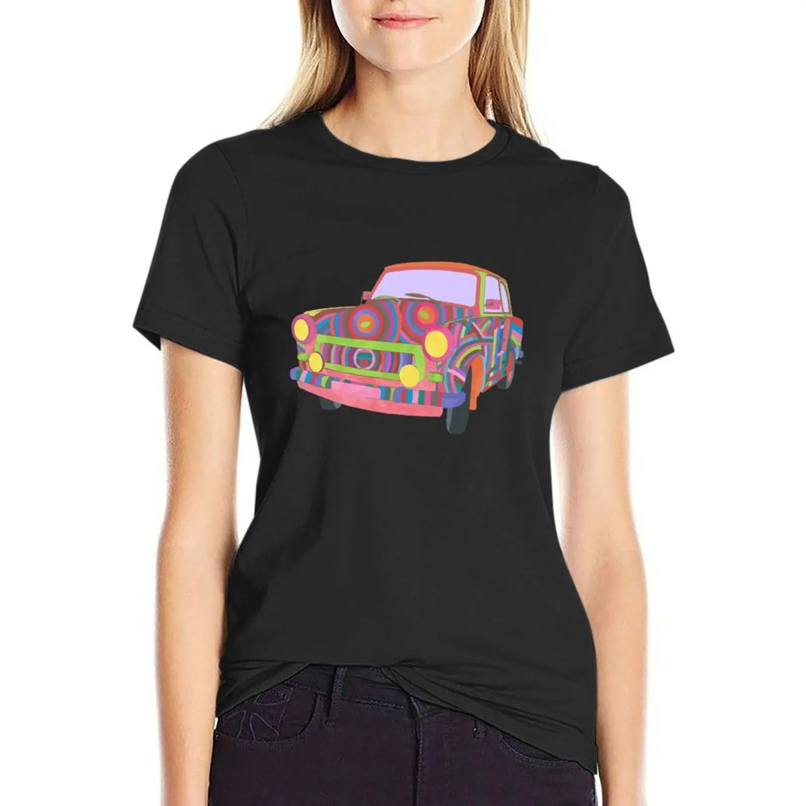 Trabant T-Shirt vintage clothes oversized Summer Women's clothing