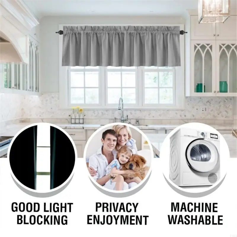   Room Darkening Short Curtains For Bedrooms And Living Room Featurings Elegant Design And Easy Maintenance With No Odor